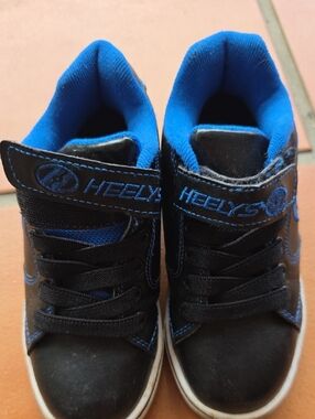 Heelys Kids Black and Blue High-Top Skate Sneakers